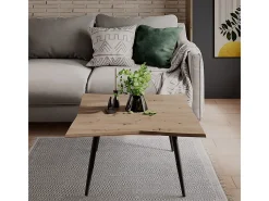 Mesa de centro artesão 80x80x40 yan