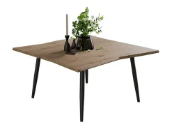 Mesa de centro artesão 80x80x40 yan