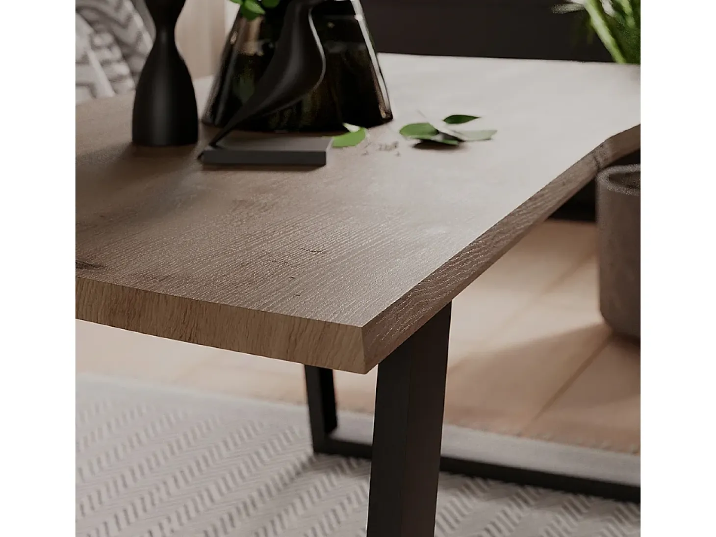 Mesa de centro artesão 90x50x40 yan