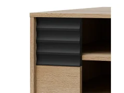 Mesa de centro Astra madeira e preto 55cm