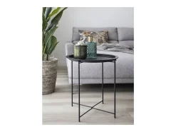 Mesa de Centro Bastia, Preto, 47x47x50 cm, Kendra Home