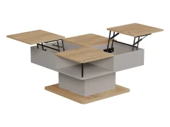 Mesa de centro bege 80x45x80 movira