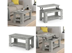 Mesa de centro betão 100x50x50 lorenz