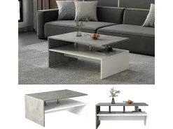 Mesa de centro betão 90x60x42 mike