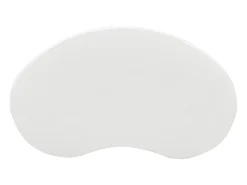 Mesa de centro branca em forma de nuvem - MDF e PVC
