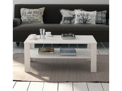 Mesa de centro branco 100x60x42