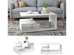 Mesa de centro branco 91x52.6x41 guillermo