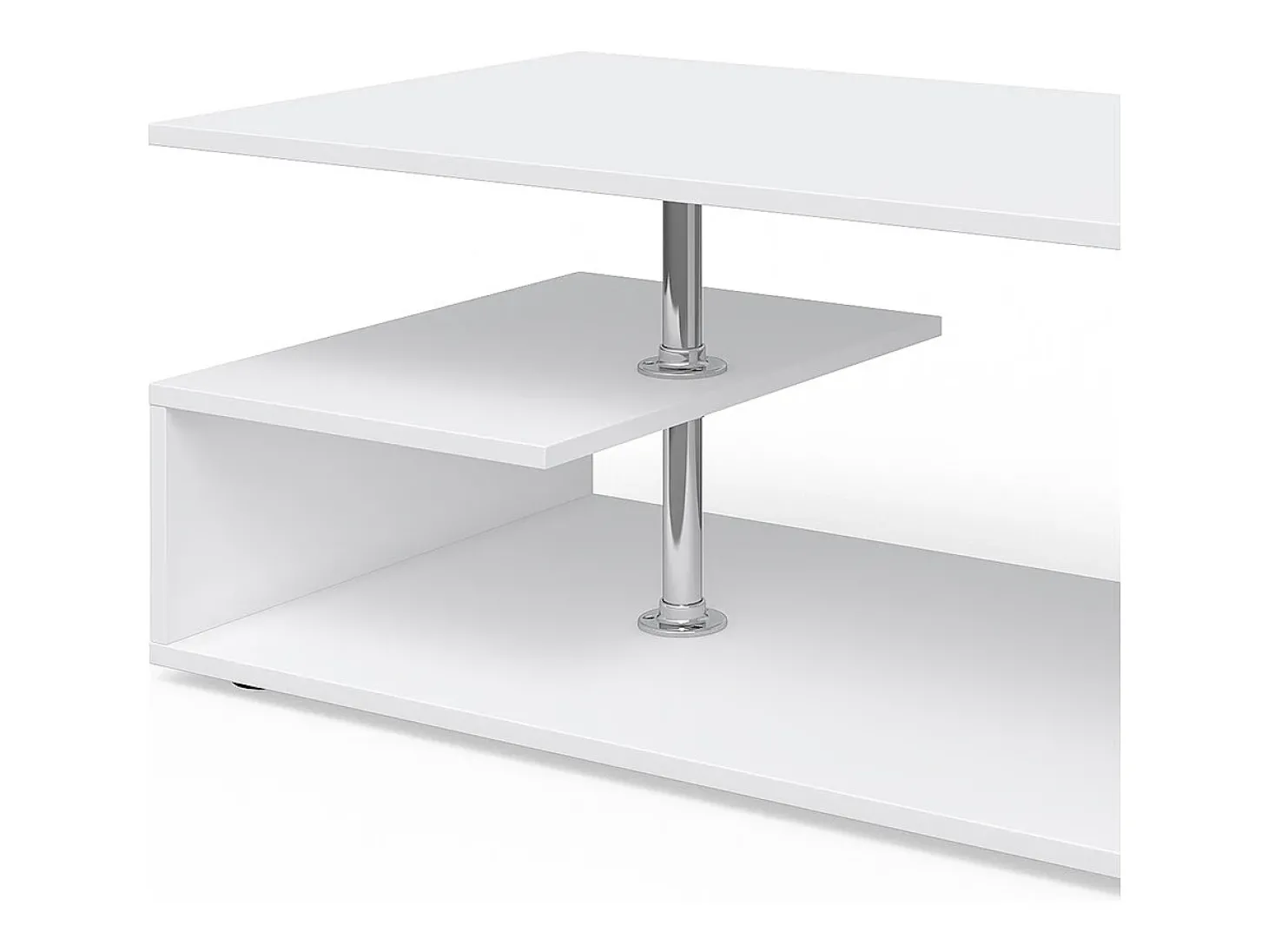 Mesa de centro branco 91x52.6x41 guillermo
