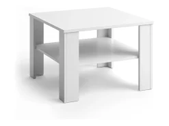 Mesa de centro branco 60x60x42 homer