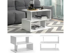 Mesa de centro branco 59x39x45.4 shelby