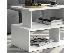 Mesa de centro branco 59x39x45.4 shelby
