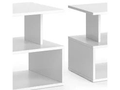 Mesa de centro branco 59x39x45.4 shelby