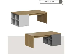 Mesa de centro branco 90x50x33.6 kivo
