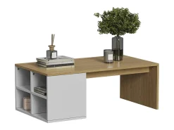 Mesa de centro branco 90x50x33.6 kivo