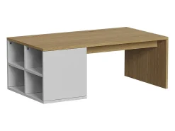 Mesa de centro branco 90x50x33.6 kivo