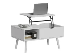 Mesa de centro branco 76x45x40 stora