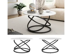 Mesa de centro branco 79.5x62x46 calgary