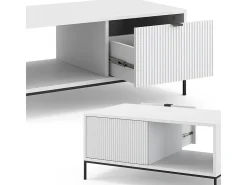 Mesa de centro branco 90x50x45 eliza