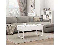 Mesa de centro branco 100x50x48.5 lifty