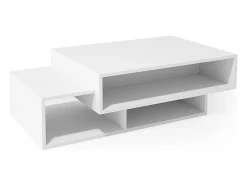 Mesa de centro branco 105x60x32 bari