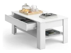 Mesa de centro branco 92.2x65x48 milan