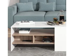Mesa de centro branco 110x60x45.5 fabien
