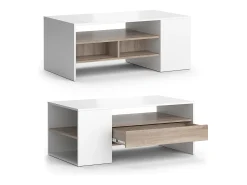 Mesa de centro branco 110x60x45.5 fabien