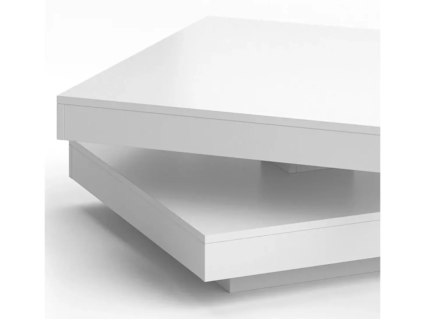 Mesa de centro branco 70x70x34 elias