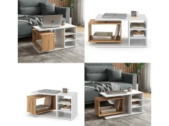 Mesa de centro branco 88x35x40 rafi