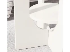Mesa de centro branco 40x40x50.5 vareo