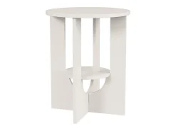 Mesa de centro branco 40x40x50.5 vareo