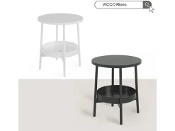 Mesa de centro branco 40x40x47.5 riono