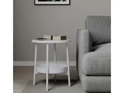 Mesa de centro branco 40x40x47.5 riono