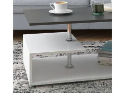 Mesa de centro branco/antracite 91x52.6x41 guillermo