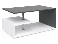 Mesa de centro branco/antracite 91x52.6x41 guillermo