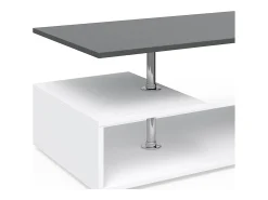 Mesa de centro branco/antracite 91x52.6x41 guillermo