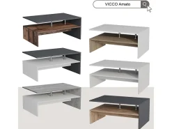 Mesa de centro branco/sonoma 90x52.6x42.2 amato