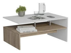 Mesa de centro branco/sonoma 90x52.6x42.2 amato