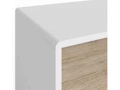 Mesa de centro branco/sonoma 99.6x39.8x40.1