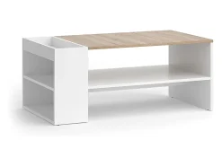 Mesa de centro branco/sonoma 100x55x42 wido