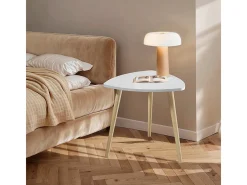 Mesa de centro branco/sonoma 60x60x50 twino