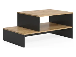 Mesa de centro carvalho goldkraft/antracite 90x55x40 amely