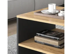 Mesa de centro carvalho goldkraft/antracite 90x55x40 amely