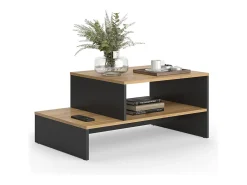 Mesa de centro carvalho goldkraft/antracite 90x55x40 amely