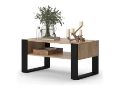Mesa de centro carvalho goldkraft 92x52.4x45.6 olli