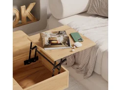 Mesa de centro carvalho goldkraft 80x45x80 movira