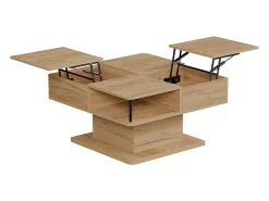 Mesa de centro carvalho goldkraft 80x45x80 movira