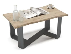 Mesa de centro carvalho goldkraft 90x50x42.3 arne