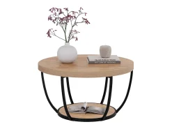 Mesa de centro carvalho goldkraft 80x80x44 arvina