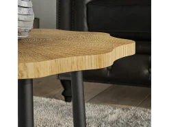 Mesa de centro carvalho 60x60x2.5 ringo
